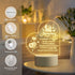 1st anniversary Gift for Women - Acrylic Night Light